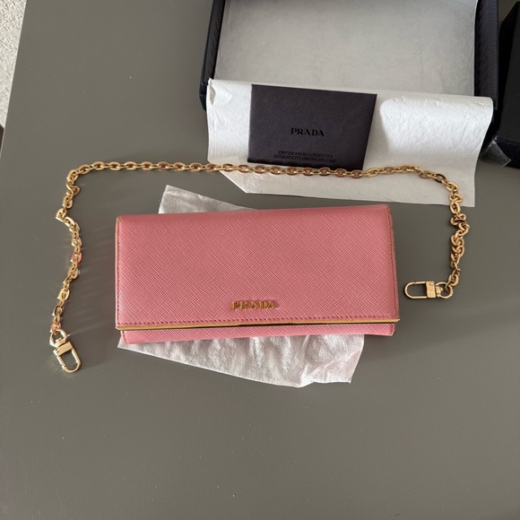 Prada Saffiano Metal Leather Long Continental Wallet - Picture 10 of 11